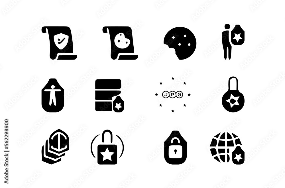 Fototapeta premium icon set design