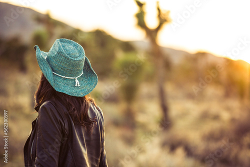 person in a hat