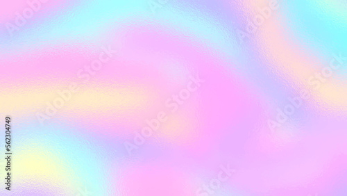 pastel unicorn rainbow iridescent foil texture, colorful holographic background, vector illustration for web use.