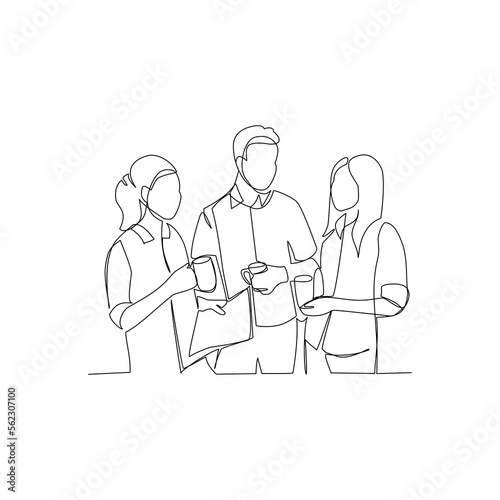 People are working together