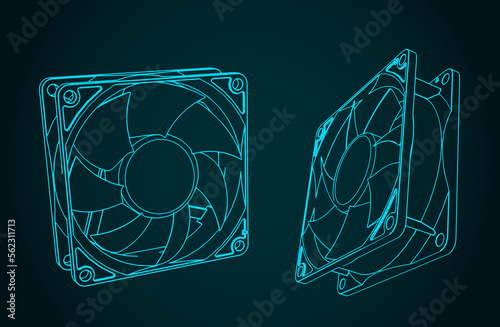 Fans for CPU coolers and computer cases