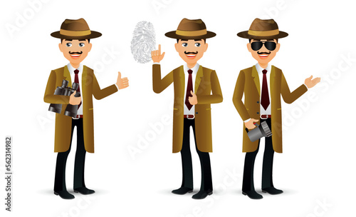 People Set - Profession - Detective