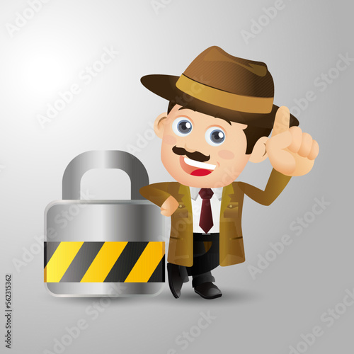 People Set - Profession - Detective