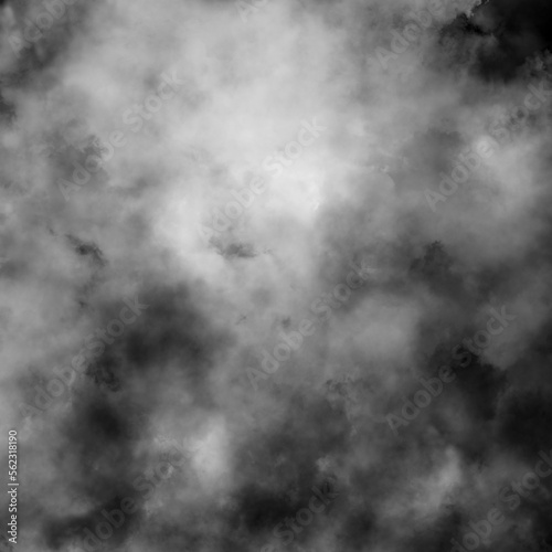 Cloud, fog, or smoke isolated on black background. Royalty high-quality free stock photo image of white cloudiness, clouds, mist or smog overlays on black backgrounds. Copy space for design