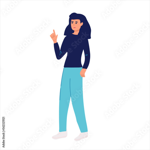 woman making choice . Person thinking about question of good investment flat vector illustration. Financial cost, payment concept for banner, website design or landing web page, © Yuliia