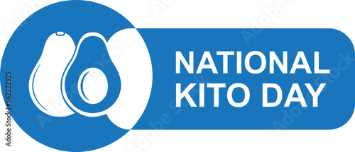National Keto day, celebrating Keto Day blue vector