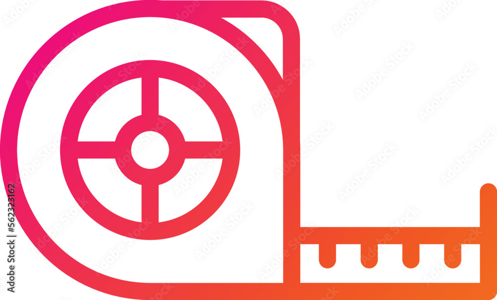 Measuring tape Vector Icon Design Illustration Measuring tape Vector Icon Design Illustration