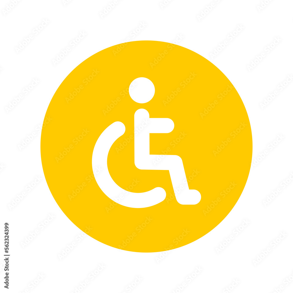 disabled icon in yellow disabled icon in yellow