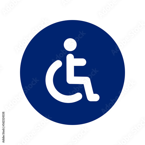 Foto disabled parking sign