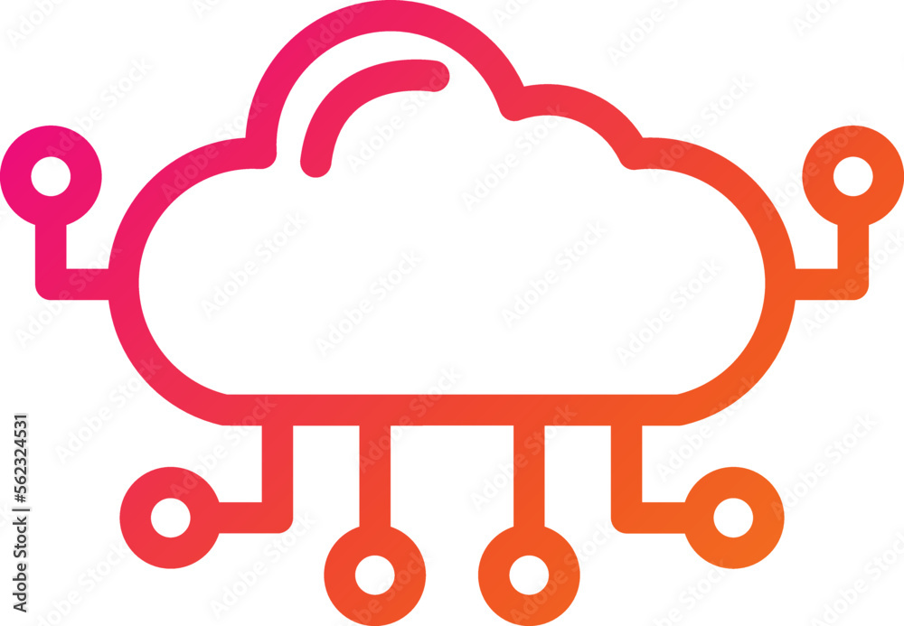 Cloud computing Vector Icon Design Illustration Cloud computing Vector Icon Design Illustration