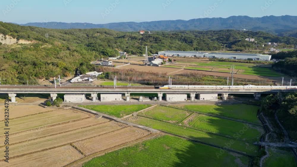 Aerial view of the landscape of Yuanli area