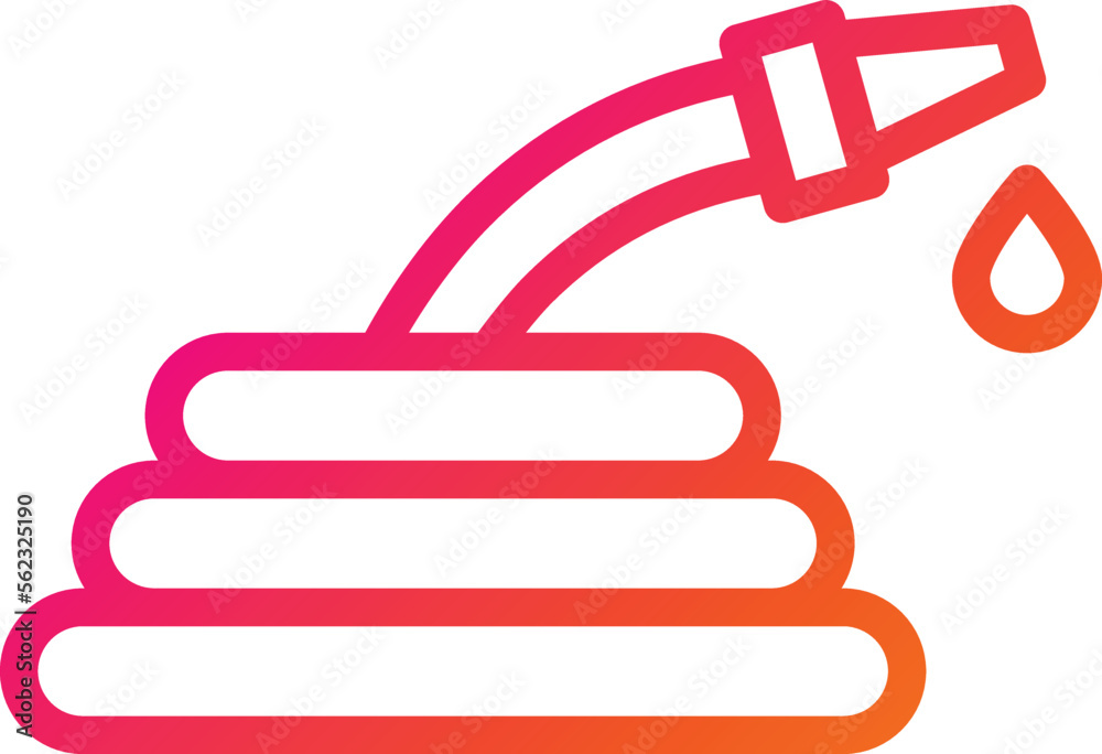 Water hose Vector Icon Design Illustration Water hose Vector Icon Design Illustration