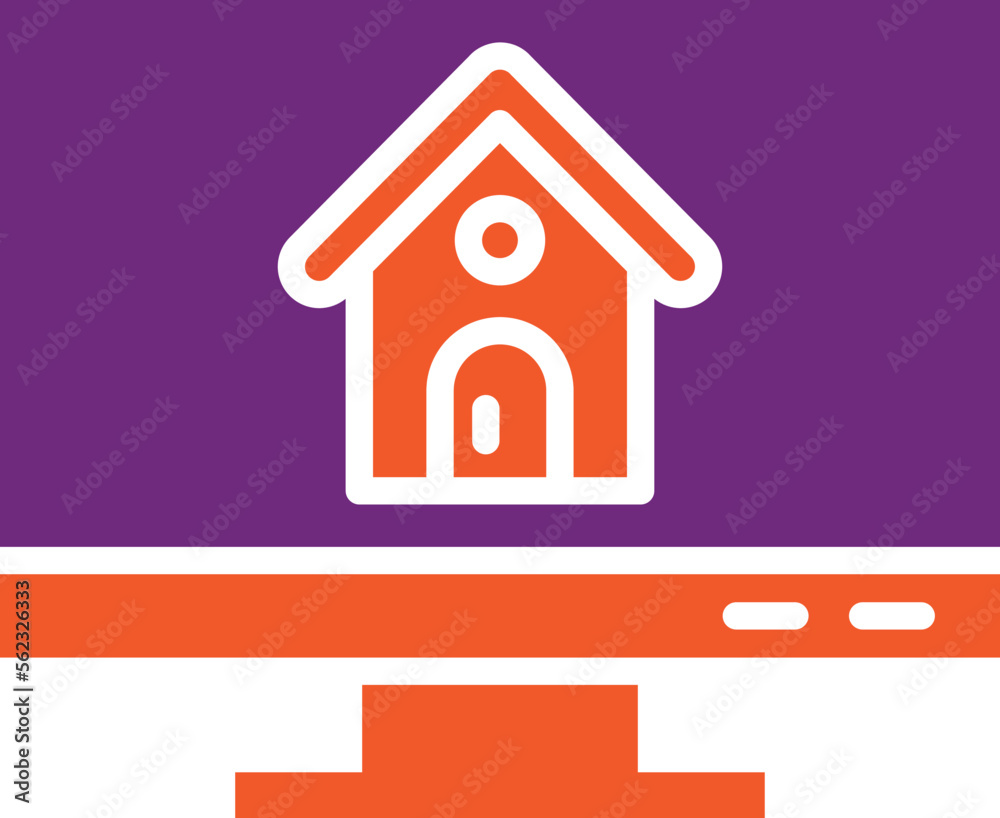 Online house Vector Icon Design Illustration Online house Vector Icon Design Illustration