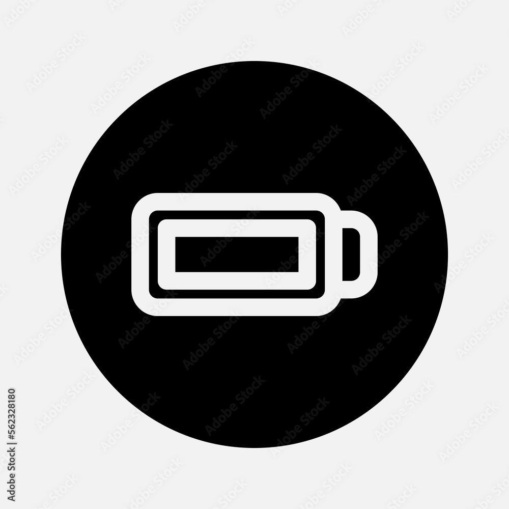Full battery icon in solid style about essentials, use for website mobile app presentation Full battery icon in solid style about essentials, use for website mobile app presentation