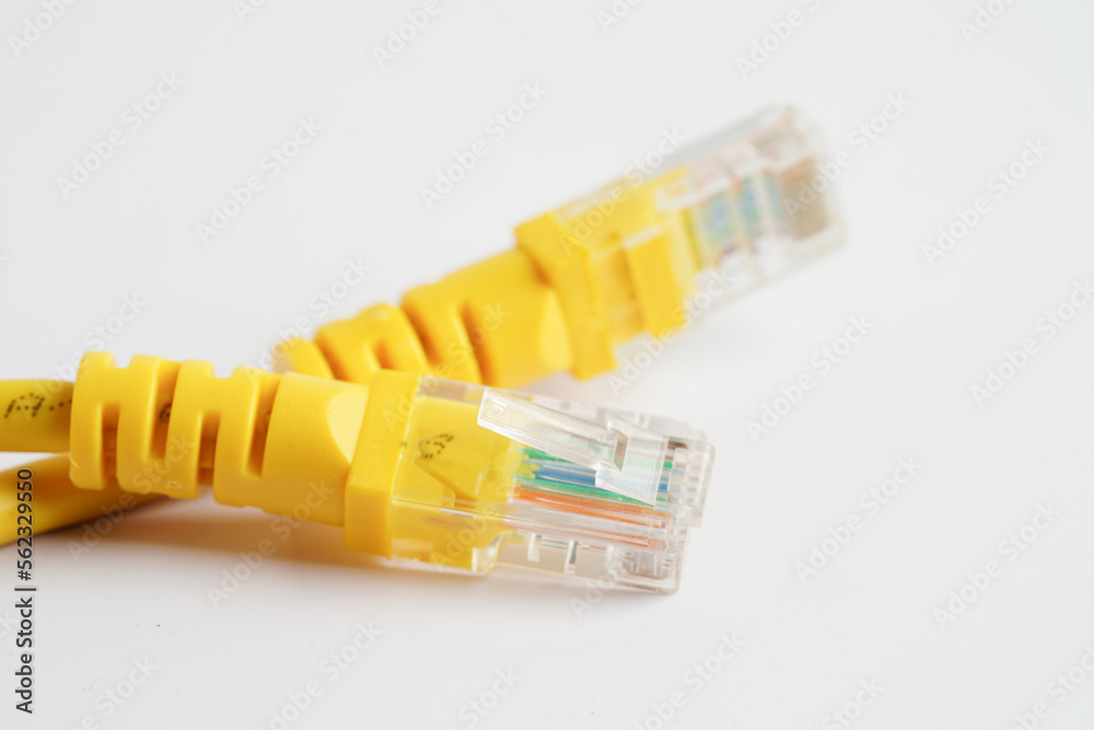 Lan cable internet connection network, rj45 connector ethernet cable. Lan cable internet connection network, rj45 connector ethernet cable.