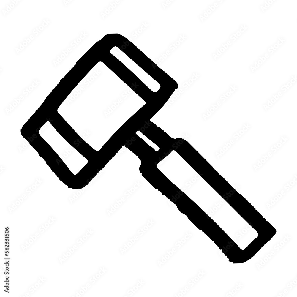 hammer hand drawn illustration hammer hand drawn illustration
