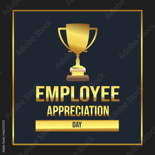 Employee Appreciation Day. vector template for banner