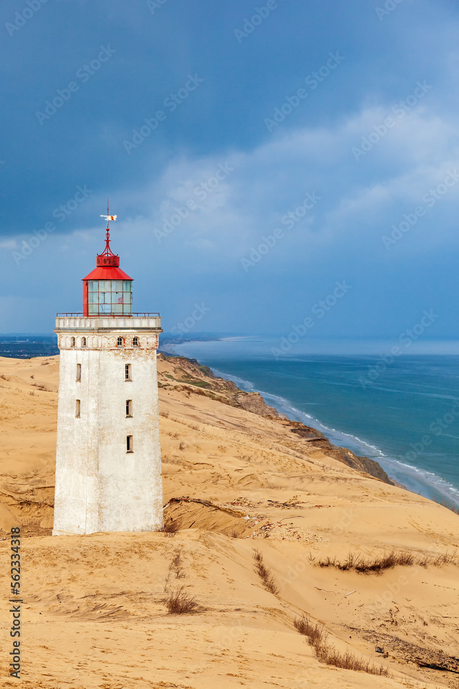 Rubjerg knude lighthouse on the Danish coast
