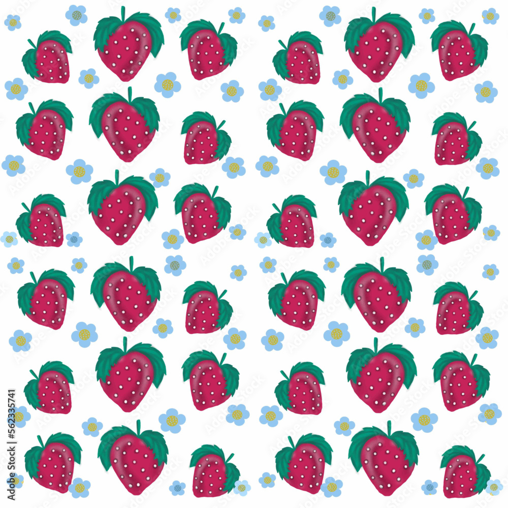 seamless pattern with strawberries red strawberries with green leaves,blooming strawberry flowers,juice packaging,jam packaging,flyer,business card,textile printing seamless pattern with strawberries red strawberries with green leaves,blooming strawberry flowers,juice packaging,jam packaging,flyer,business card,textile printing