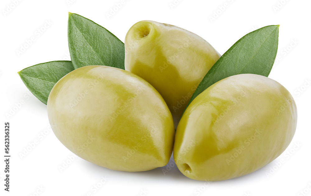 Obraz premium Olive isolated on white background