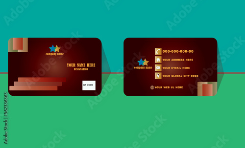 Burgundy and golden color best professional modern unique business card design, magnetic , media, modern, professional, promotion, publish, secretary, simple, smart objects, standard, style, template.