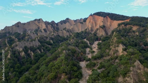 Aerial view of the Huoyan Shan photo