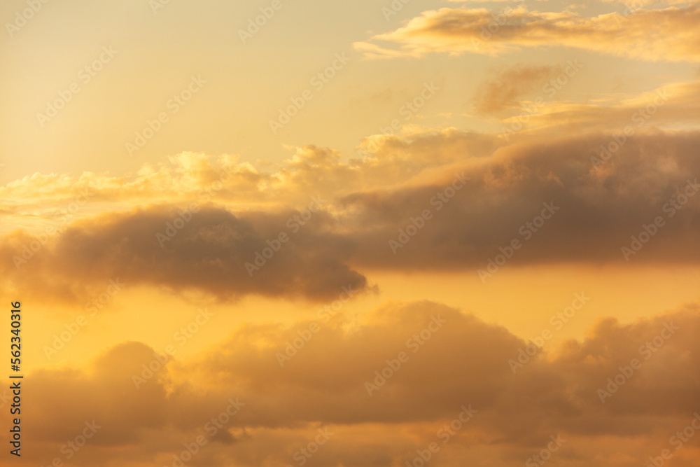 clouds in the sunset