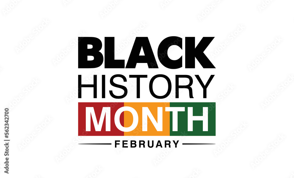 Black History Month vector illustration.