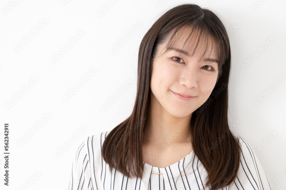 笑顔の女性ポートレート 笑顔の女性ポートレート