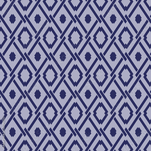 Japanese Diamond Weave Vector Seamless Pattern