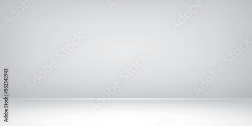 Empty white room. Vector design illustration. Mock up for you business project