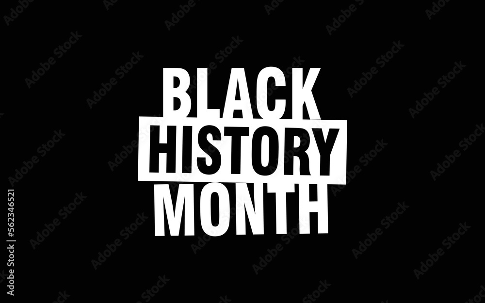 Black History Month vector illustration.