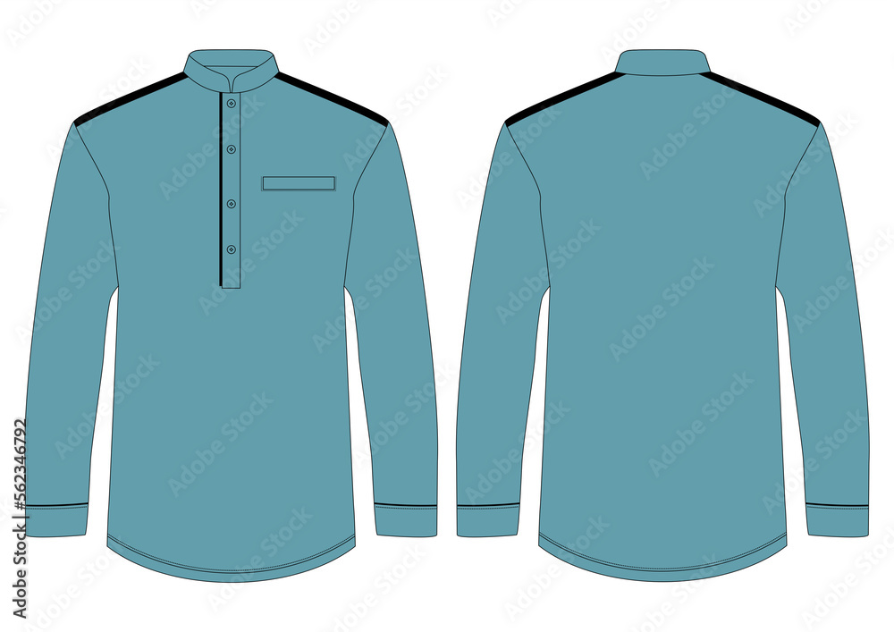 Long Sleeve Koko Kurta Shirt mockup Long Sleeve Koko Kurta Shirt mockup