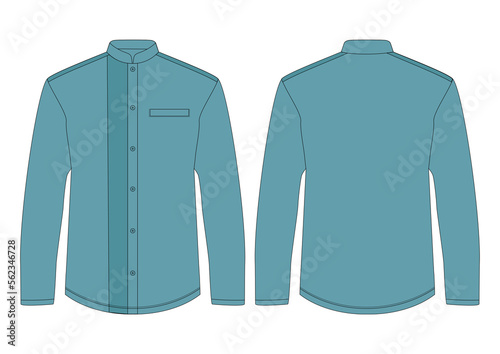 Long Sleeve Muslim Koko Shirt mockup