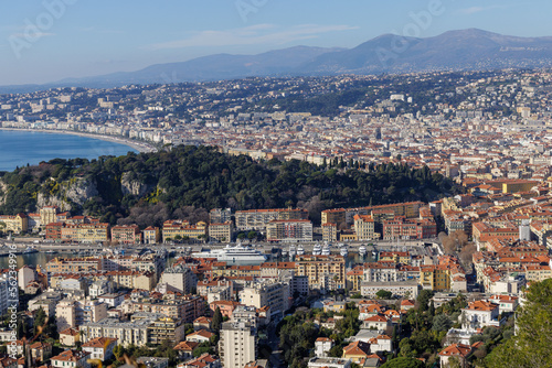 La vue sur Nice depuis le Mont Boron, France, Côte d'Azur © maxime-me