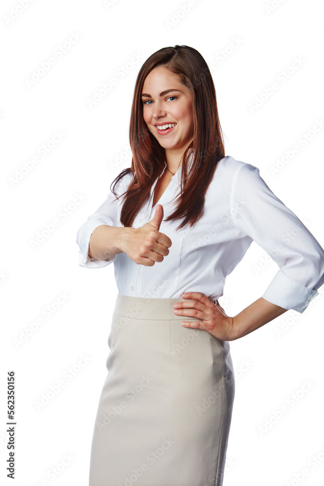 Thumbs up, success and business woman in studio portrait for winning, like and thank you isolated on white background. Yes, ok and winner corporate worker with vote, hand sign, emoji or thumb up Thumbs up, success and business woman in studio portrait for winning, like and thank you isolated on white background. Yes, ok and winner corporate worker with vote, hand sign, emoji or thumb up