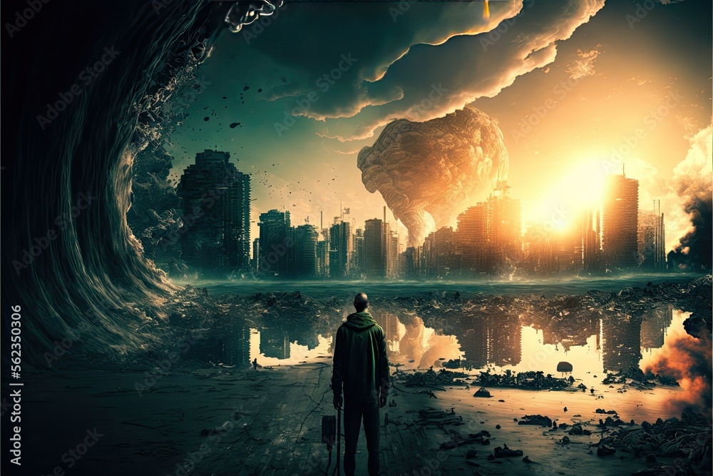 The end of the world, Apocalyptic vision of the future world, ai