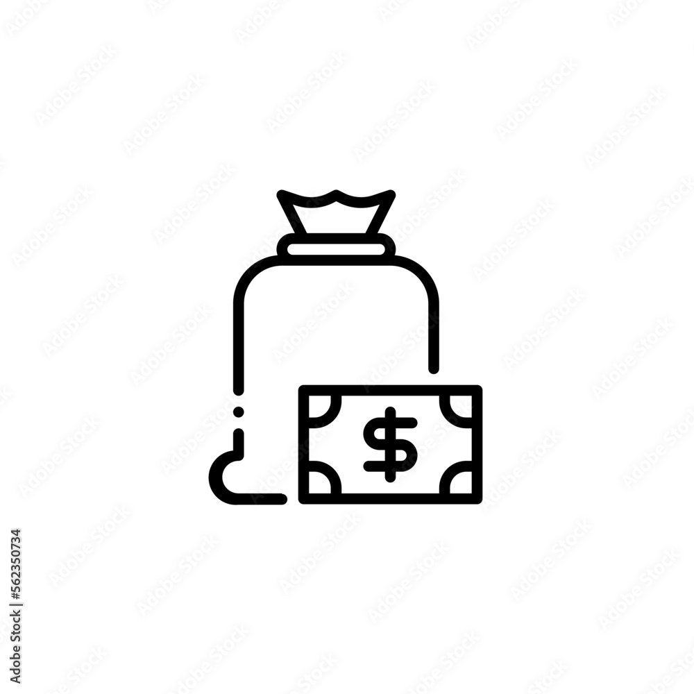 Naklejka premium cash icon