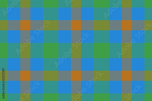 Vector seamless textile. Check plaid fabric. Tartan pattern background texture.