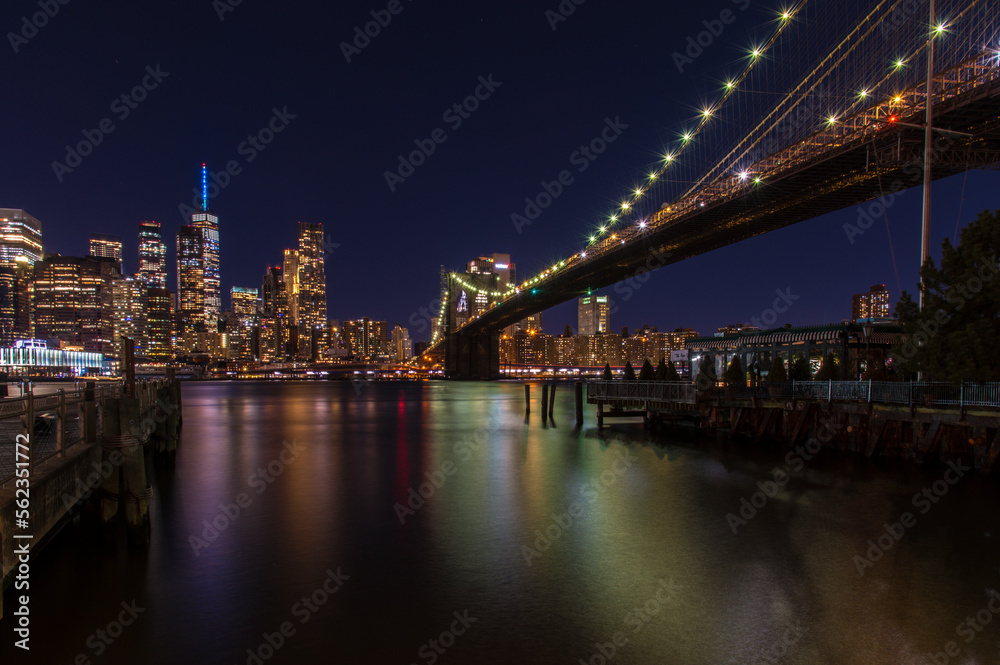Manhattan view at night