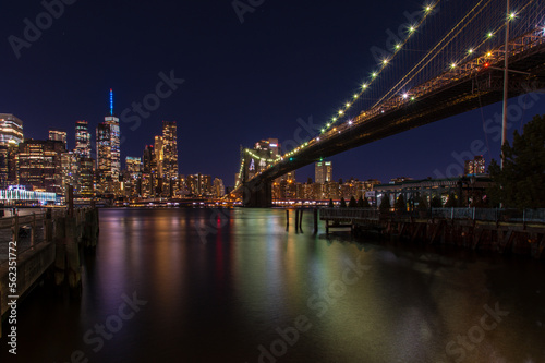 Manhattan view at night