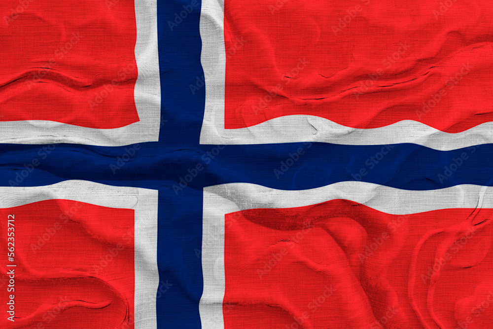 . National flag of Svalbard. Background with flag of Svalbard. . National flag of Svalbard. Background with flag of Svalbard.