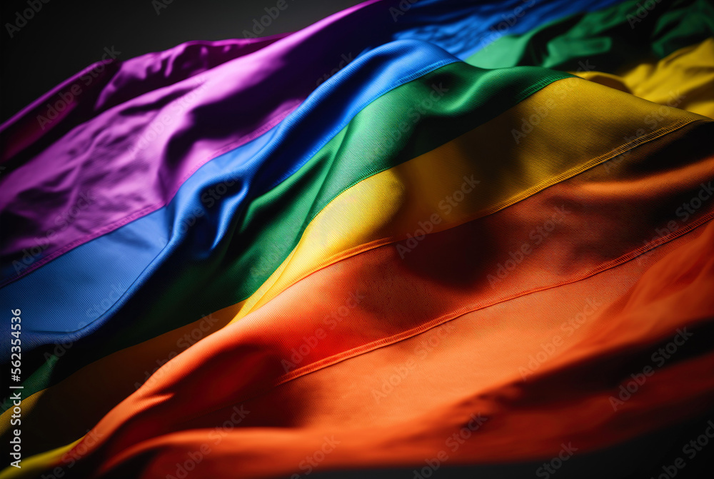LGBT flag background. Generative AI LGBT flag background. Generative AI
