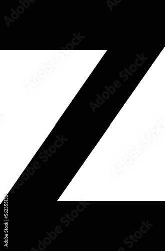 Z alphabet Vector Icon 