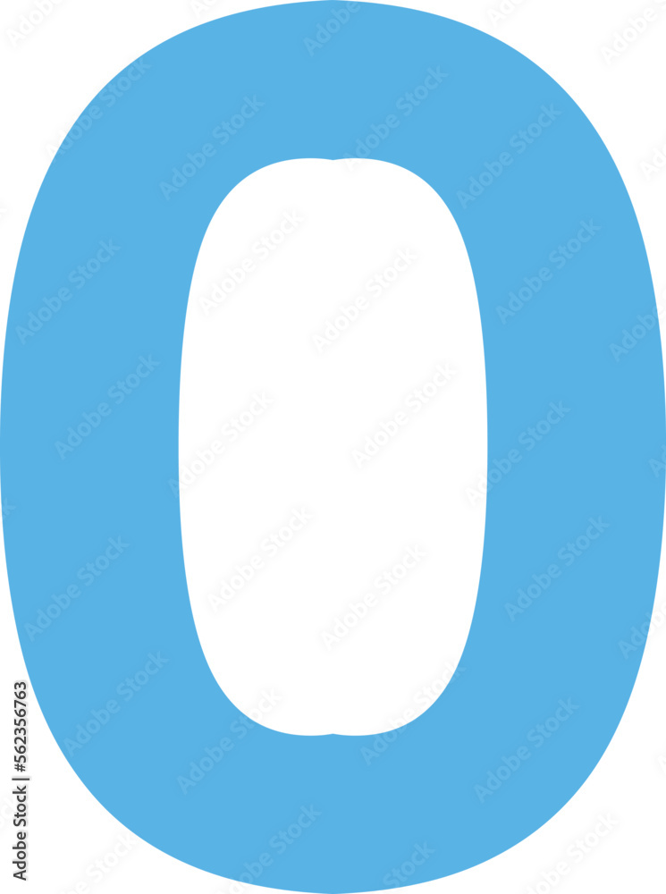 Zero number Vector Icon
Zero number Vector Icon