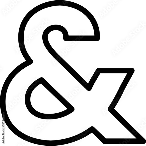 & symbol, Ampersand Vector Icon
