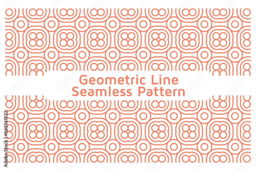 Seamless Vector Pattern in Geometric Line Ornamental Style Seamless Vector Pattern in Geometric Line Ornamental Style