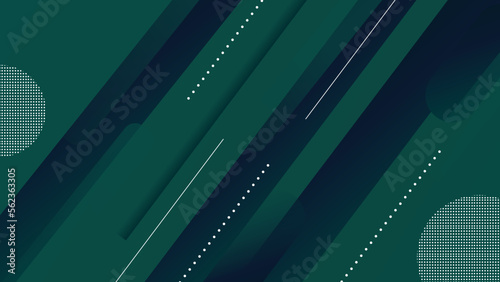 Abstract green light and shade creative background. Vector illustration.
