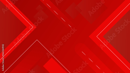 red tech abstract ,background polygon elegant background and banner business product present and game background