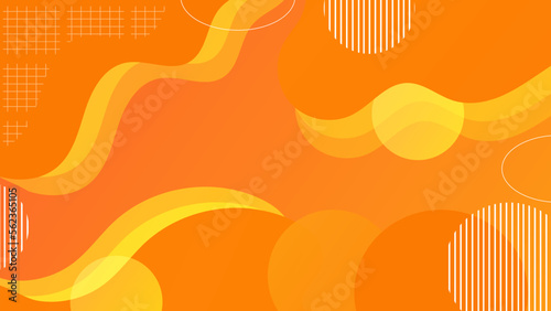 Modern Orange Abstract Technology Background Design Vector Illustration